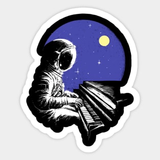 Space Music Sticker